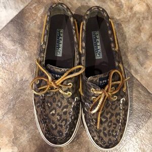 Leopard canvas Sperry Top-Sider